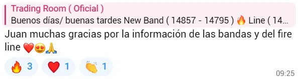 Testimonio Telegram Trading Room Tutoria Juan Carrillo
