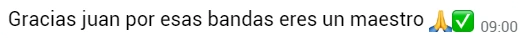 Testimonio Telegram Trading Room Tutoria Juan Carrillo